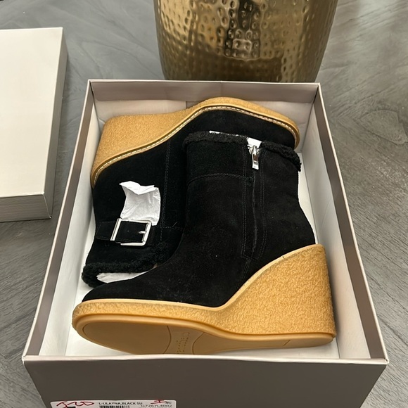 Franco Sarto Ulayna Water Resistant Wedge Bootie - Picture 2 of 8